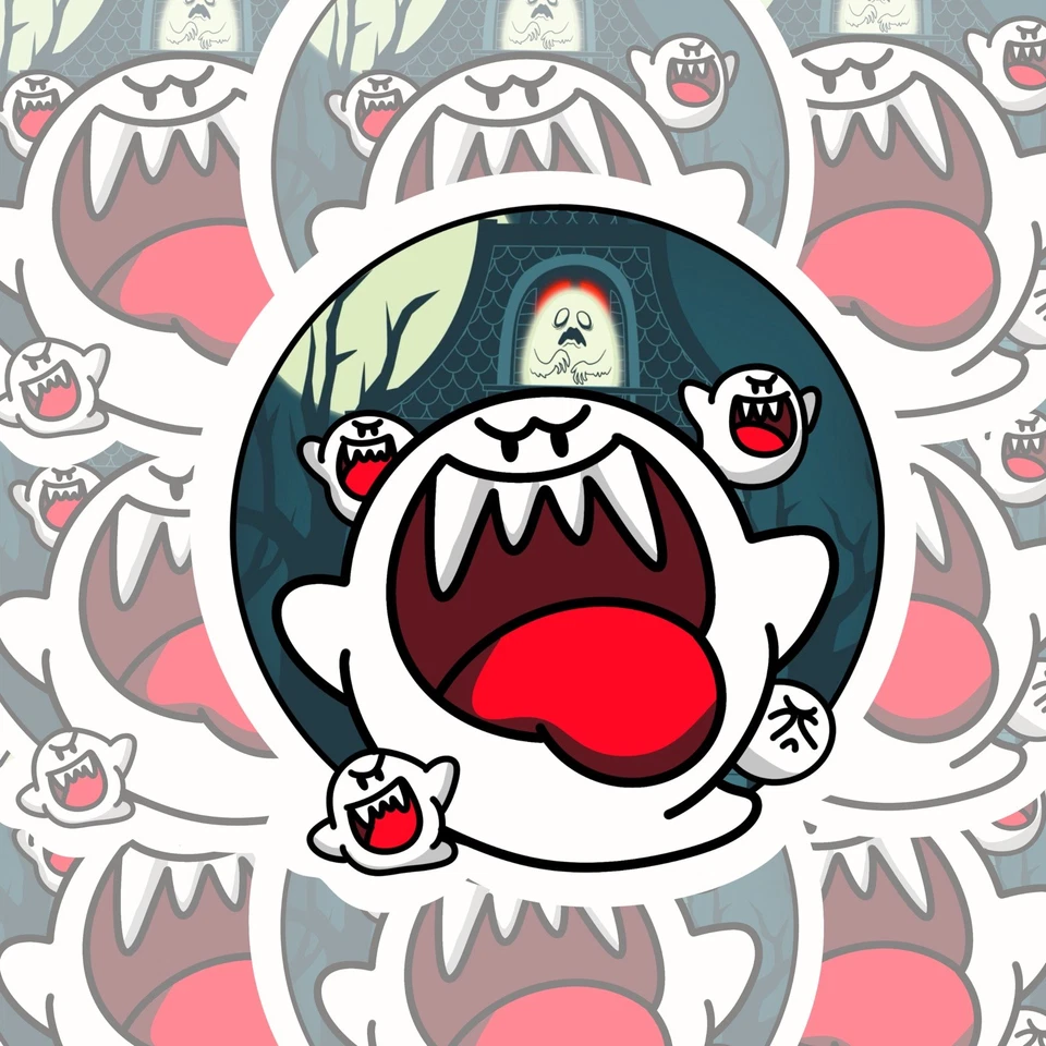 King Boo Vinyl Sticker  - Image 1 of 1