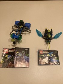 LEGO Space Insectoids #6837, 6817 - Cosmic Creeper, Beta Buzzer W/ Manual 1998
