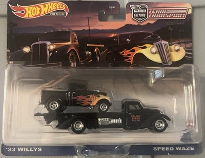 HOT WHEELS ‘33 WILLYS & SPEED WAZE TEAM TRANSPORT PREMIUM - Image 1 of 2