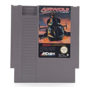 Nintendo NES Spiel: Airwolf - Modul und Schutzh&uuml;lle Acclaim PAL-B EEC