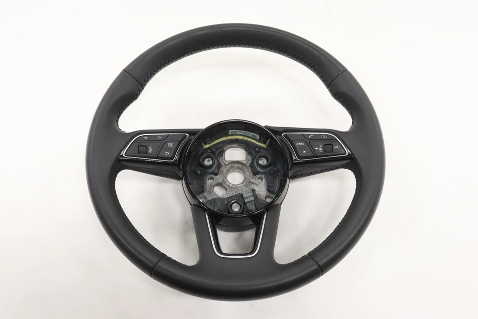 2017 - 2020 AUDI A3 STEERING WHEEL W/ SWITCH BUTTON OEM 8W0419689 BLACK_MI - Image 1 of 4