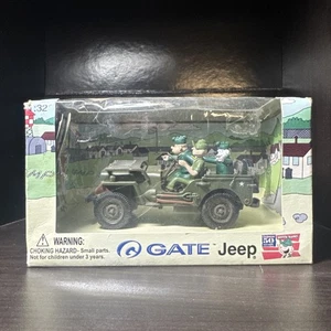 Gate Beetle Bailey In Willy's Jeep Adventures Die Cast Collectible 1:32 2001 - Picture 1 of 9