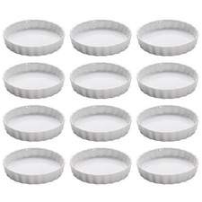 SET 12 QUICHEFORME BIANCHE CUCINA BASICS D. Maxwell & Williams 12,5 cm bianco