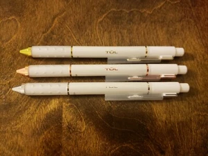 3 bolígrafos de gel Tul, punta media, 0,7 mm, barril de perlas, puntas surtidas, juego de 3 piezas - Imagen 1 de 5