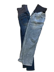 2 PARES de jeans de maternidad talla M - Imagen 1 de 5