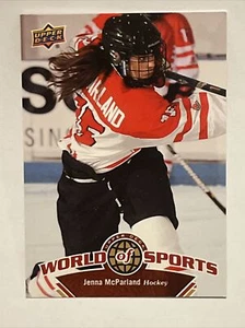 2010 Upper Deck World of Sports Jenna McParland #165 Canada Hockey - Picture 1 of 2