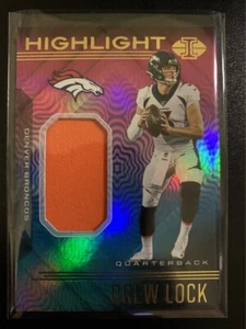 Panini Illusions 2020 Highlight Swatches #2 Drew Lock Broncos - Imagen 1 de 2