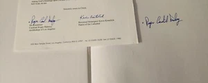 2009 Cardinal Roger M. Mahony signed Cathedral of Our Lady of the Angels book - Imagen 1 de 14