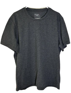 Untuckit Mens Size XL Dark Gray Crew Neck Short Sleeve T-Shirt Tee Peru Soft - Picture 1 of 5