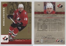 2017 Upper Deck Team Canada Juniors Exclusives Red /199 Steve Yzerman #96 HOF