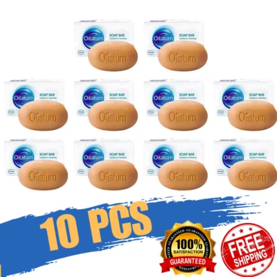 10件装油脂香皂棒100克干性肌肤温和洁面保湿-特快 — 第 1/4 张图片