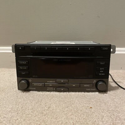 Receptor de radio OEM 2009-2013 Subaru Forester 86201SC640 cambiador de 6 CD MP3 PP643U6 Foto 1 de 4