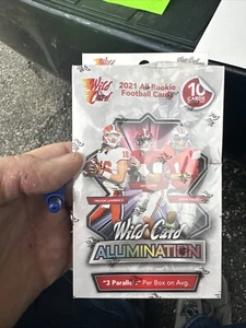 2021 Wild Card Alumination All Rookies Draft Pick Football Hanger Box - Sealed - Picture 1 of 1