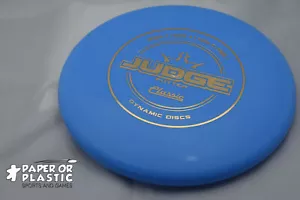 Dynamic Discs Classic JUDGE Disc Golf 174 G Putter Approach hellblau NEU gold - Bild 1 von 1