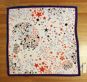 Nueva bufanda bandana cuadrada BCBGeneration Starburst 24" nueva con etiquetas #BC725 - Imagen 1 de 1