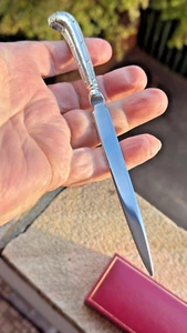 Lovely Sterling Silver Handled Letter Opener - Yates Bros - Sheffield - 1910 - Picture 1 of 24