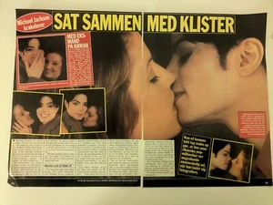 MICHAEL JACKSON & LISA MARIE PRESLEY Great Clippings Articles D369 - Picture 1 of 3