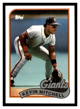 1989 Topps #189 KEVIN MITCHELL San Francisco Giants ~C3A