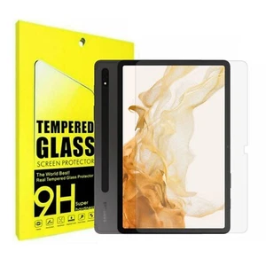 Tempered Glass For Samsung Galaxy Tab S8+ 12.4in Tablet Screen Protector - Picture 1 of 12