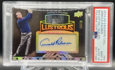 2014 Arnold Palmer UD Black Patch Auto /10 - PSA 9 - Auto 10 - Image 1 of 4