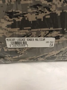 Mercury Luggage 3 Ring binder multi-cam New sealed 🔥🔥🔥🔥🔥 - Picture 1 of 5
