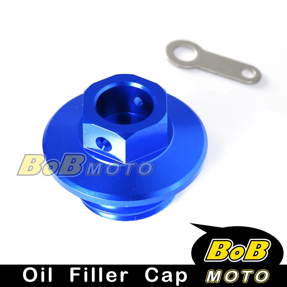 Tapa de llenado de aceite azul motor CNC para Yamaha WR250F 2003-2009 04 05 06 07 08 Foto 1 de 1