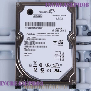 Seagate 100GB ST910021A 7200 RPM IDE/PATA 8MB 2.5" Laptop HDD Hard Disk Drive - Picture 1 of 2