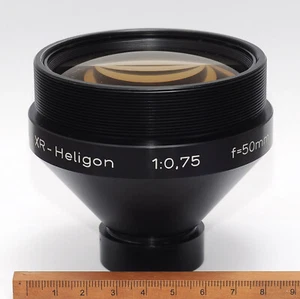 LENTE RODENSTOCK 1:0,75 50 mm f/0,75 XR-HELIGON SÚPER ULTRA RÁPIDA Alemania PRIMERA CLASE - Imagen 1 de 22