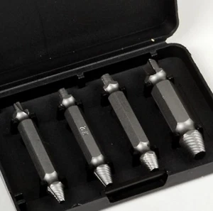 4pc Damaged Screw Remover Set #1, #2, #3, #4. - Picture 1 of 2