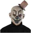 Crusty Clown Horror Joker Evil Jester Mens Costume Latex Overhead Mask With Hat