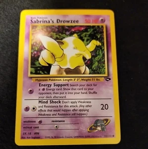 Pokémon TCG Sabrina's Drowzee Gym Challenge 95 Regular Unlimited Common - Picture 1 of 8