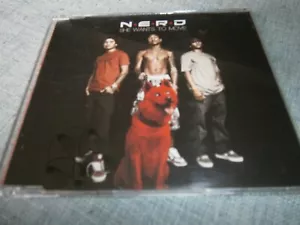 NERD - SHE WANTS TO MOVE / ROCK STAR 2 TRACK CD SINGLE 2004 VIRGIN EMI - N.E.R.D - Picture 1 of 2