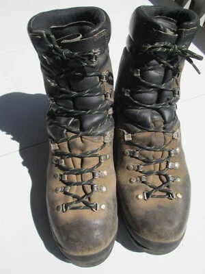 Botas de alto montanhismo Scarpa Fuego caminhada tamanho 11.5 EUA 45EU couro caça - Imagem 1 de 4