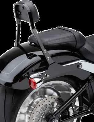 Cobra 11in Black Square Mini Backrest Kit Harley Breakout 114 18-19 - Image 1 of 4