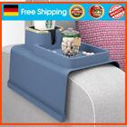neu Silicone Sofa Armrest Cup Holder for Home Sofa Storage Tray (Blue)