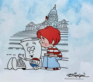 Schoolhouse Rock I’M JUST A BILL Sericel Animation Art Cel 11″ x 14″ - Picture 1 of 3