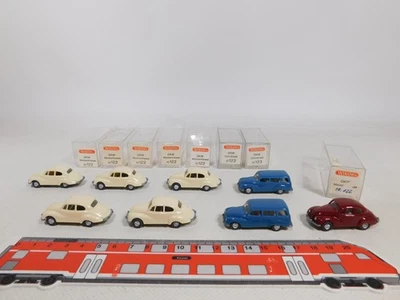 8X Wiking H0 1:87 PKW DKW: 10 122 Meisterklasse + 10 123 Mint + Box #CZ419-0,5 - Immagine 1 di 4