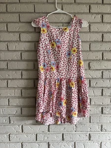 Matilda Jane 435 Girls Size 14 Hello Lovely Picnic Flutter Floral Dress Red - Picture 1 of 8