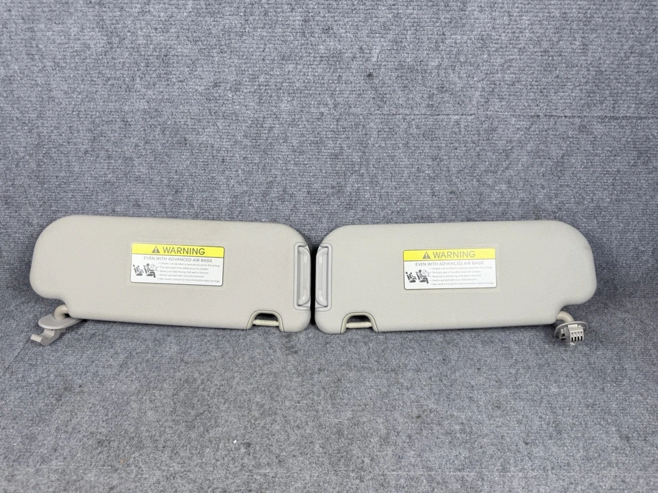 Conjunto de para-sol Hyundai Elantra GT 2013-2017 par LH RH motorista passageiro cinza fabricante de equipamento original - Imagem 1 de 4