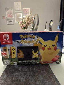 Nintendo Switch Pikachu & Eevee Edition Lets Go Pikachu con scatola originale - Foto 1 di 7