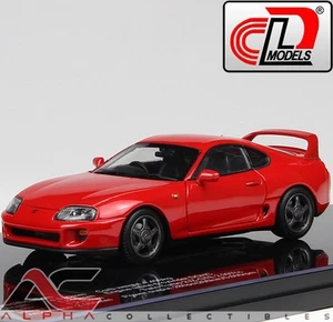 MODELOS LCD43009-RE 1:43 TOYOTA SUPRA A80 (ROJO) COCHE FUNDIDO A PRESIÓN - Imagen 1 de 12