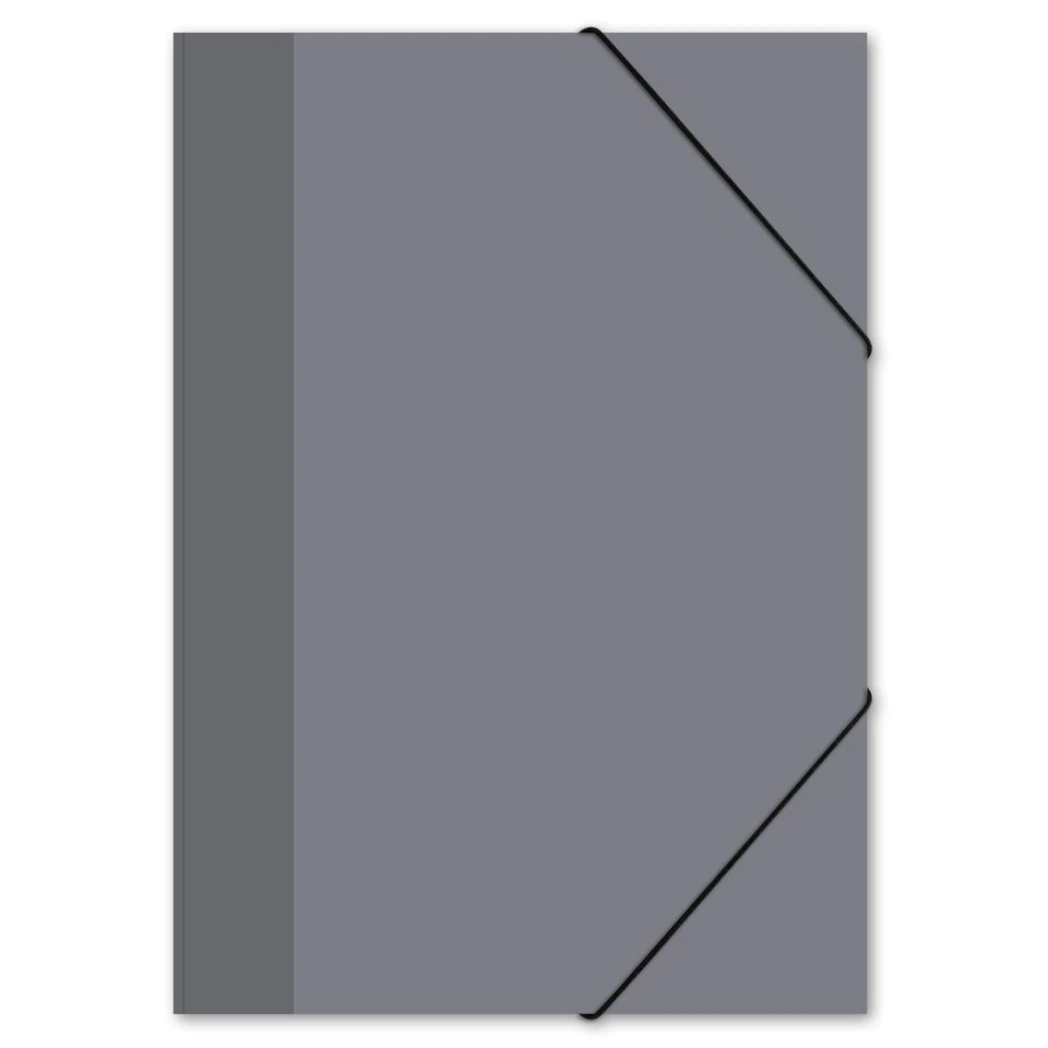 itenga Sammelmappe Zeichenmappe Künstler A3 Mappe GRAU Kunst Gummizugmappe neu - Bild 1 von 1