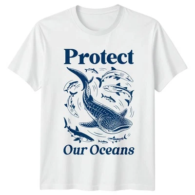 GOFASHIONDIRECT Protect Our Oceans Whale Shark Sharks Environment Conservation Mens Womens