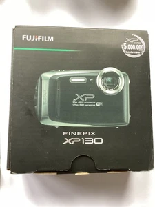 FUJI FINEPIX XP130 BLACK 16MP DIGITAL CAMERA WATER SHOCK PROOF EXCELLENT++ WI-FI - Picture 1 of 8