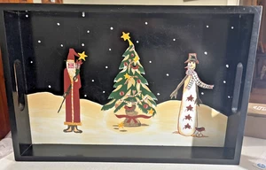 Certified International "Becca Barton" serving tray - 18"X12"X2" - perfect cond. - Picture 1 of 5