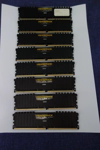 64GB Corsair Vengeance DDR4 2666Mhz 8 x 8GB Dimms - Picture 1 of 2