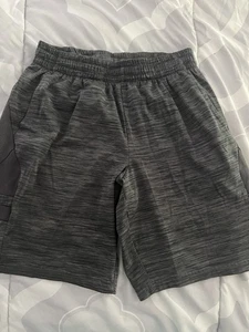 boys gray tek shorts size medium 10/12 - Picture 1 of 7