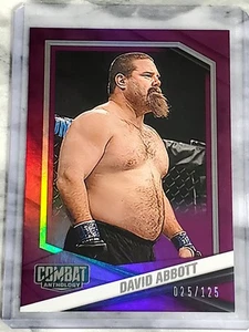 David Abbott 2025 Panini PFL Antología de Combate Púrpura Paralelo 025/125 #25 - Imagen 1 de 2