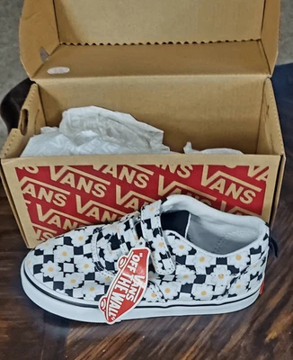 ZAPATILLAS FURGONETAS CHECKERBOARD DAISY NIÑAS NUEVAS EN CAJA Foto 1 de 4