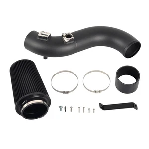 Kit de admisión de aire frío negro y filtro engrasado para Chevy GMC 13-16 6,6 L V8 LML Duramax - Imagen 1 de 9